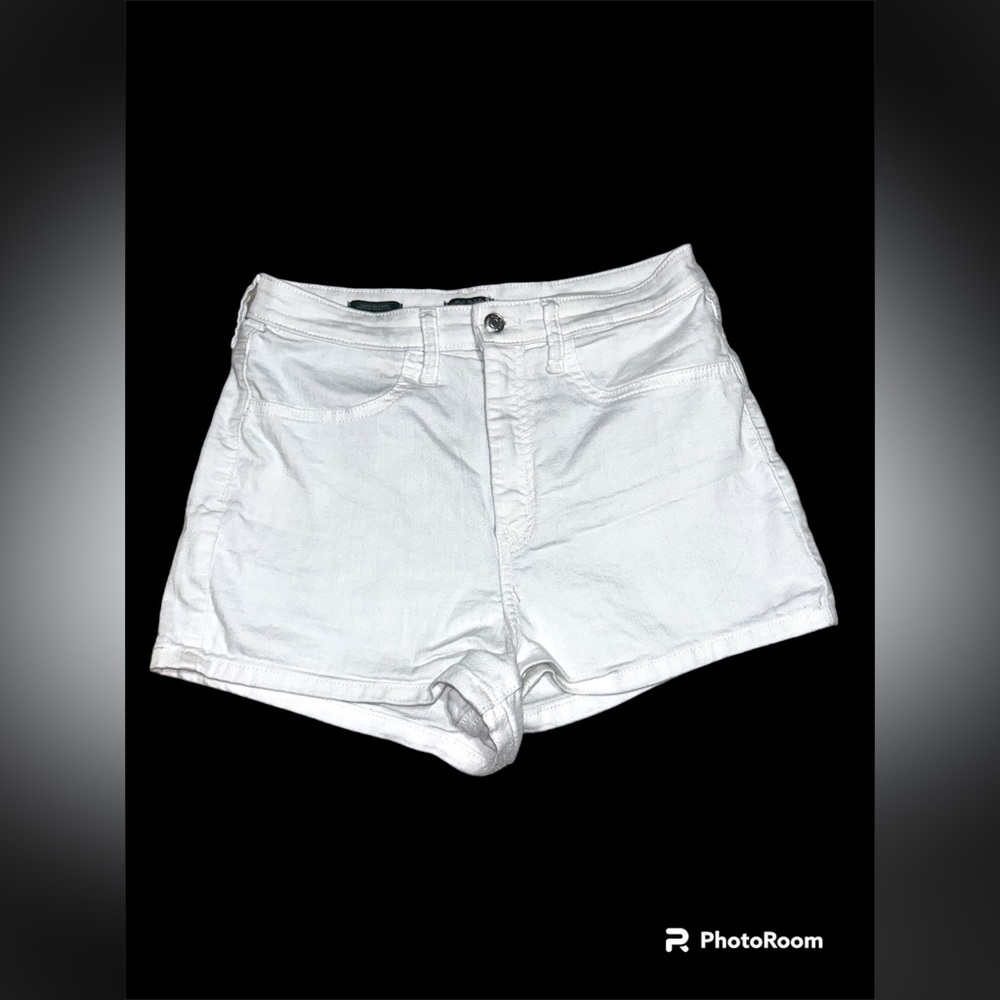 WHITE FABLE WHITE HIGHEST RISE SHORTS SIZE 12/31R